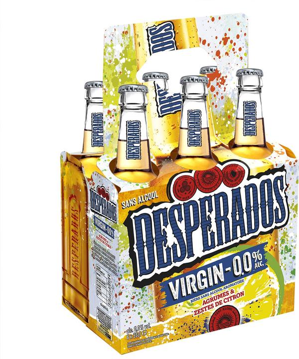 Actual product image Desperados 33 cl Virgin 0.0% 6P EW (6 x 33 cl)