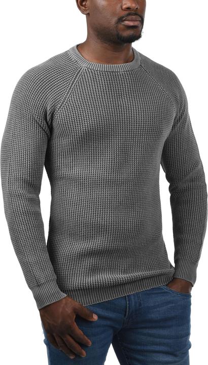 Image du produit Indicode Rockford Pull En Grosse Maille Pull-Over Tricot Pour Homme Avec Encolure Rond 100% Coton (S)