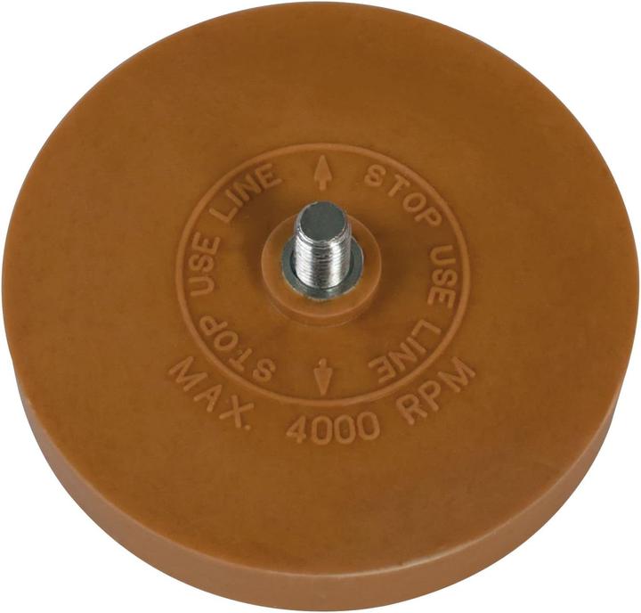 Actual product image SW-Stahl 94858L Ersatz-Radierscheibe I Folienradierer I Radierer für Akkuschrauber I Radierscheibe B