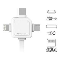 Thumbnail - Allocacoc USB 3 in 1 (1.50 m, USB 2.0), USB Kabel