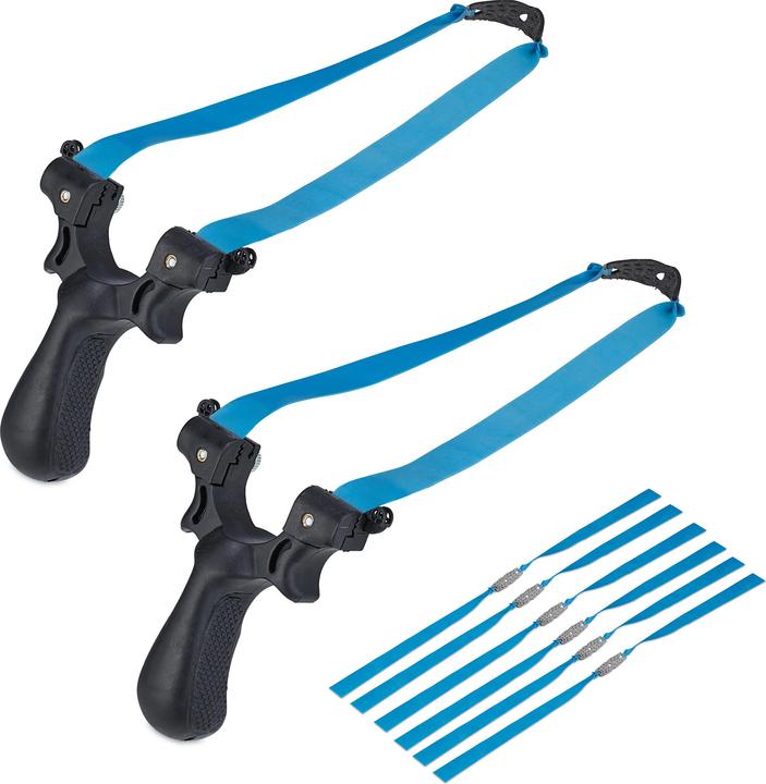 Produktbild Relaxdays 2x Steinschleuder