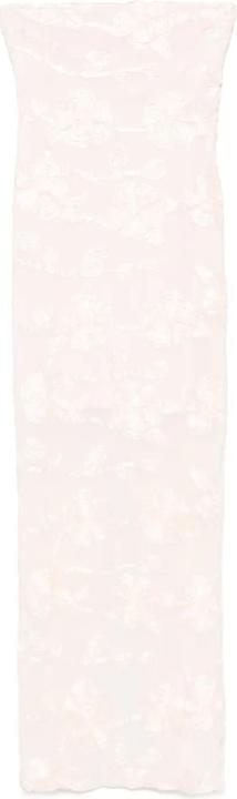 Actual product image Rotate Flower Mesh Tube Dress (40)