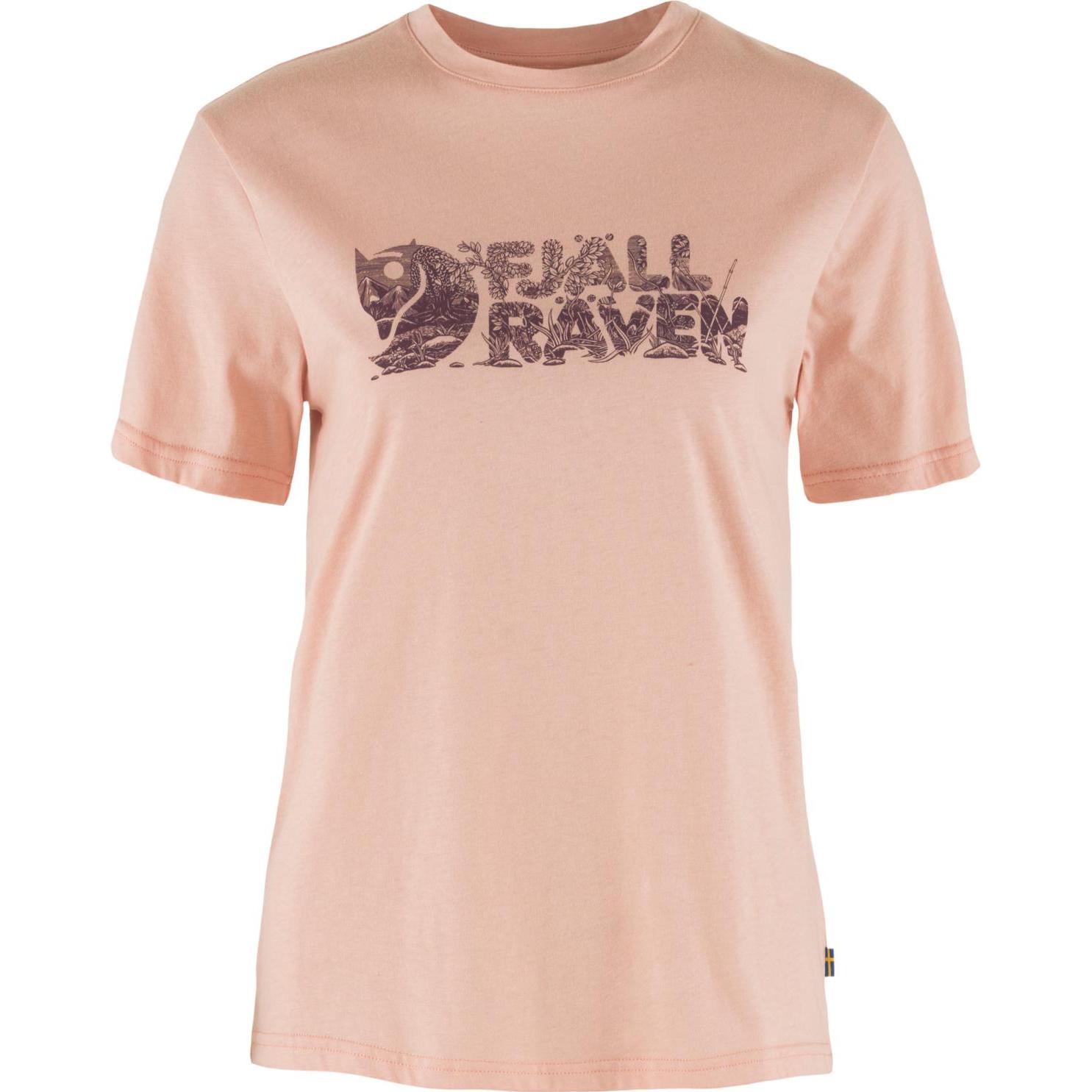 Fjällräven, Damen, Shirt, Women's Lush Logo T-Shirt, Rosa, (XXS)