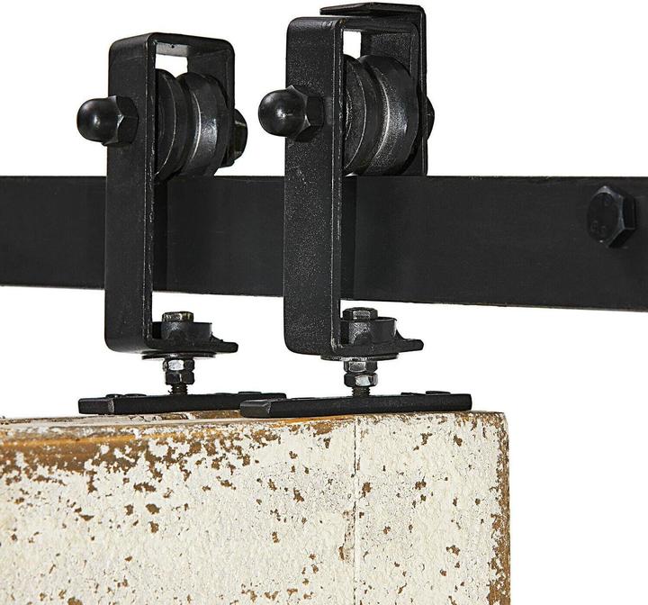 Produktbild Loberon Faltschiebetür Auberisse antikweiss/schwarz