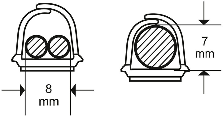 Actual product image Inofix Cablefix 2201 (Duct, 100 cm)