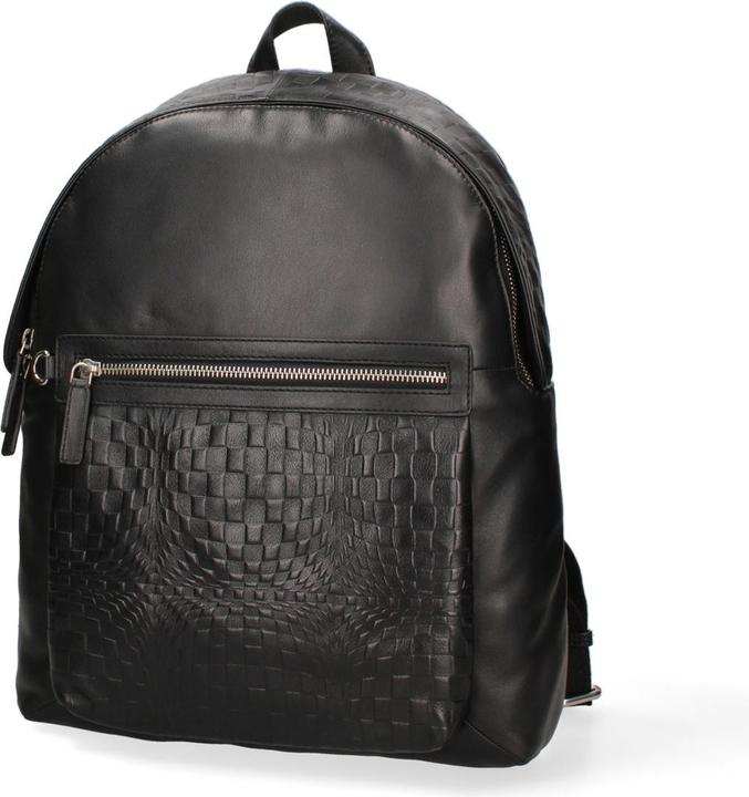 Actual product image John Richmond Herren Rucksack Aus Echtleder - Modell Noiré - 37.0 X 29.0 X 12.0 Cm