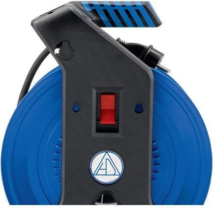 Image du produit Hedi Tambour de câble 40 m H07RN-F 3 x 1,5 mm² 250 mm 3 prises de contact de protection tout plastique (40 m, 4.50 mm²² mm)