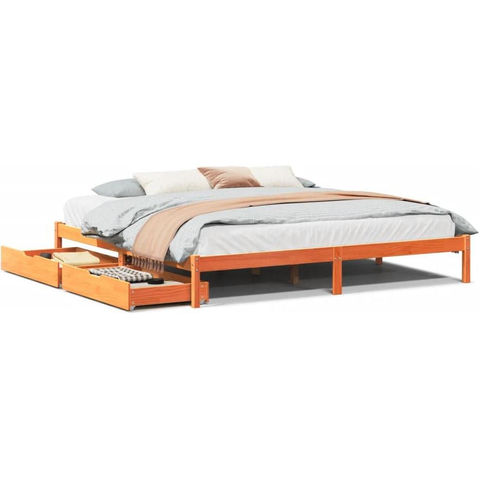 VidaXL, Bett, Bett ohne Matratze 180x200 (180 x 200 cm)