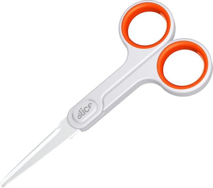 Produktbild Slice Keramik-Schere, mit Soft-Touch Griffzone, für Rechts- und Linkshänder geeignet (14.40 cm)
