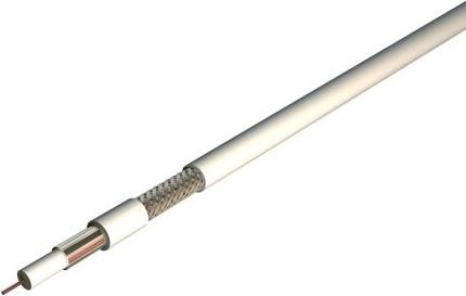 Rs Pro Coaxkabel 17VATC Wit PVC spoel (Antennekabel)
