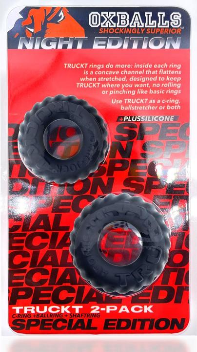 Produktbild Oxballs Truckt 2-piece Cockring Special Edition Night (5.08 cm)