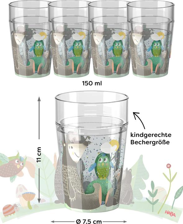 Actual product image Haba Becher Glitzerbecher