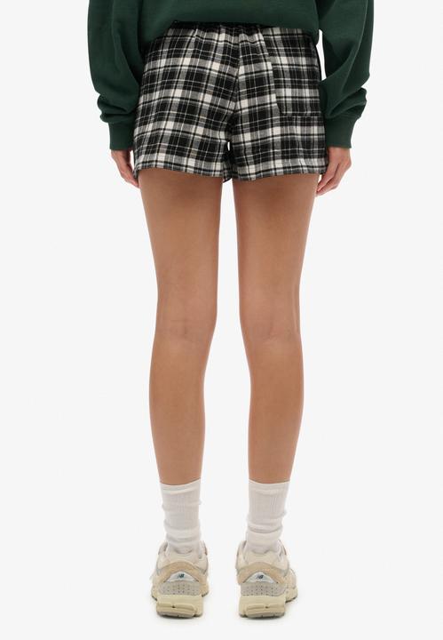 Produktbild Superdry Karierte Baumwollshorts mit Elastikbund (XL)
