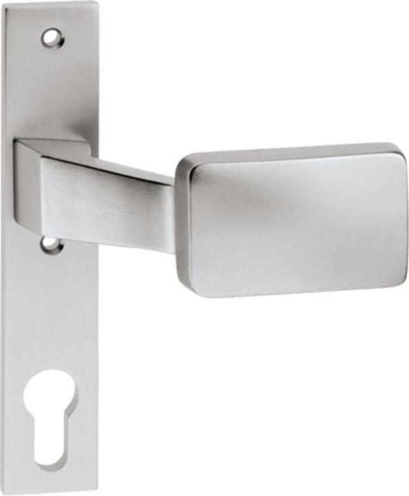 Actual product image EDI Lock case handle 1317/1020 aluminium F1 Mounting M12 cranked (Door handle)