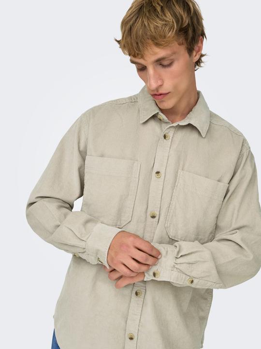 Produktbild Only & Sons Onsalp Rlx 2pkt Washd Cord Ls Shirt Noos (S)