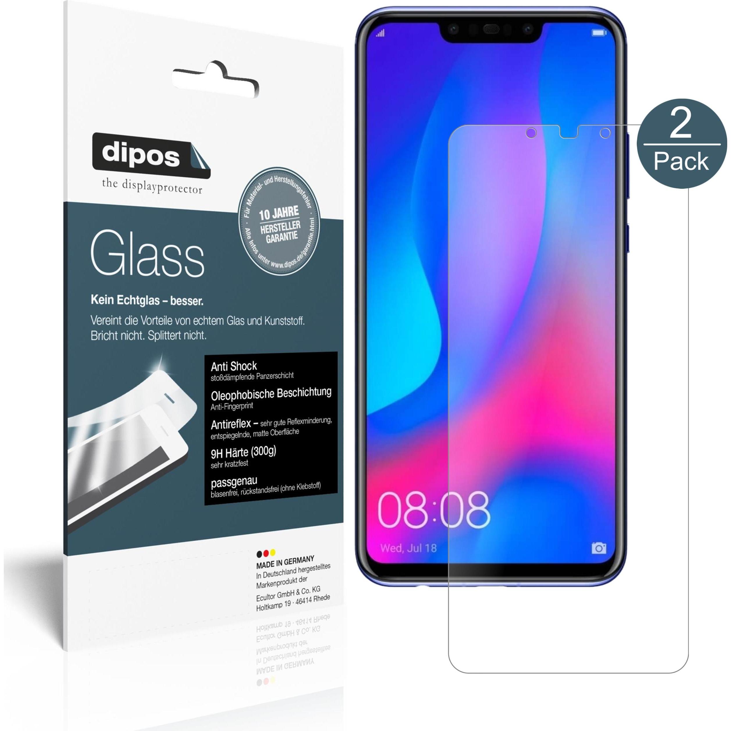 Dipos Displayschutz Anti-Shock (1 Stück, Huawei Nova 3i), Smartphone Schutzfolie, Transparent