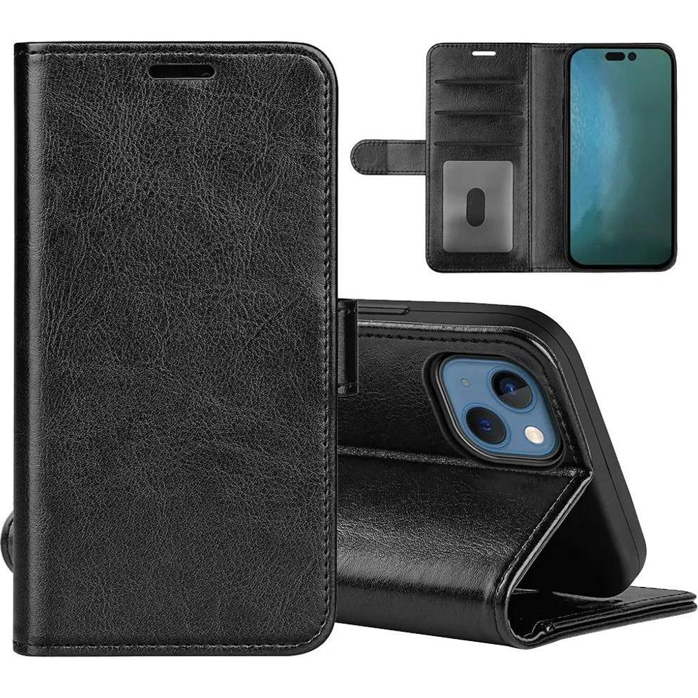 SIGN Wallet Cover for iPhone 14 - Black (Apple iPhone 14), Smartphone Hülle, Schwarz