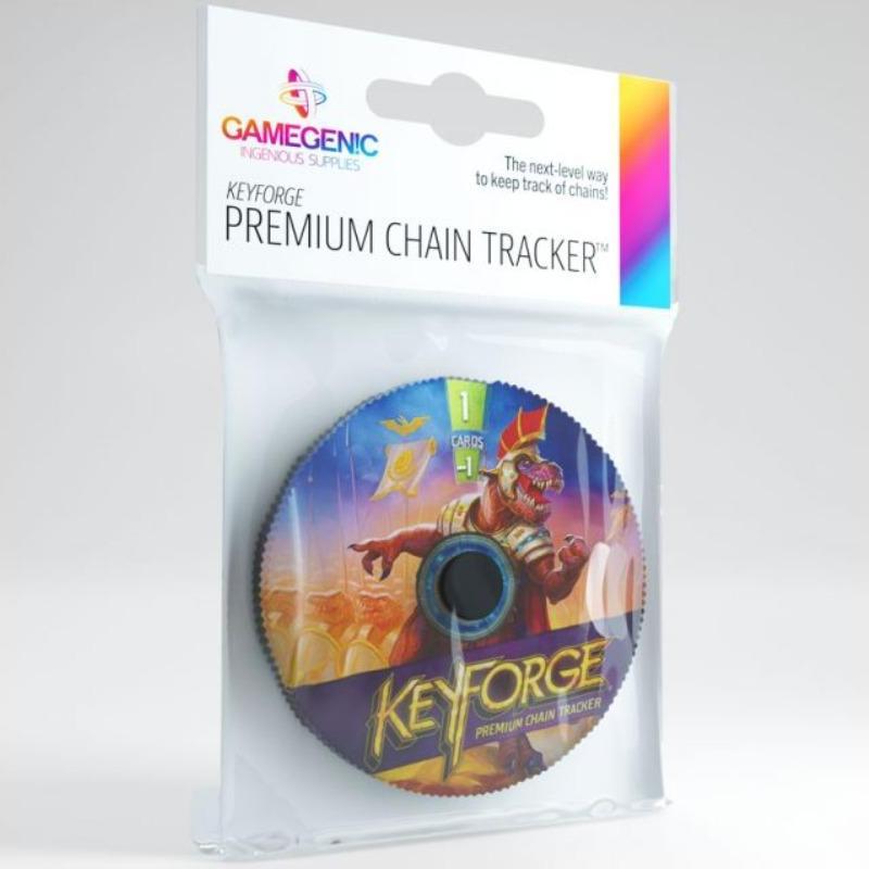 Gamegenic GGS60011 - KeyForge Premium Chain Tracker Saurian (Schweizerdeutsch)