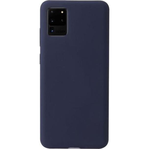 MU Classic Liquid Silicone Case Series (Samsung Galaxy S20+), Smartphone Hülle, Blau