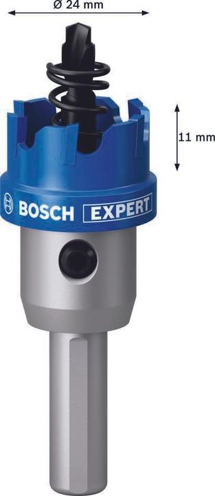 Productafbeelding Bosch Professional Zubehör Blau Zubehör 2608901407 Präzision für Bleche Hartmetall 24 mm (24 mm)