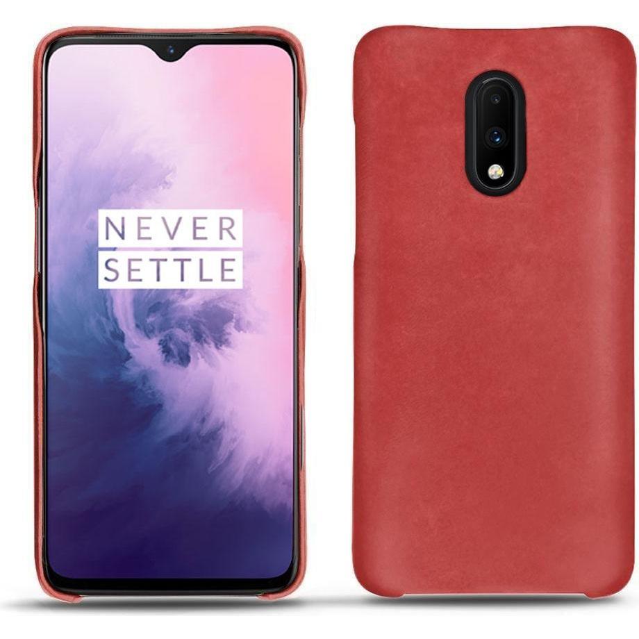 Thumbnail - Noreve Lederschutzhülle (OnePlus 7), Smartphone Hülle, Rot