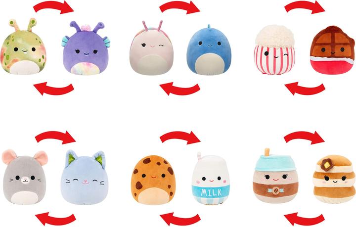 Produktbild Squishmallows 13 cm P24 Flip-A-Mallows - Neeona and Melly (13 cm)