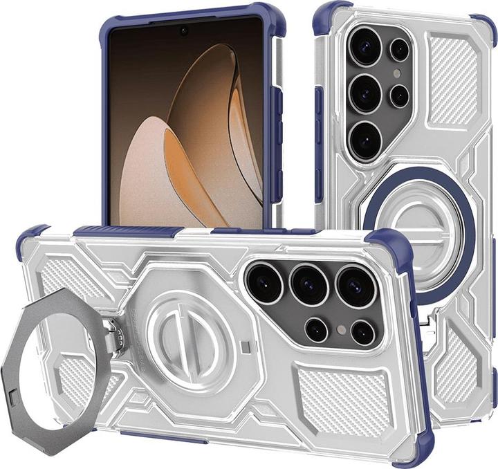 Actual product image Techsuit - Carbon Shield PRO - Samsung Galaxy S25 Ultra - Blue Transparent (Samsung Galaxy S25 Ultra)