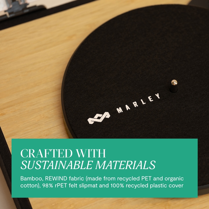 Actual product image House of Marley Revolution Turntable + Lautsprecher (Automatic)
