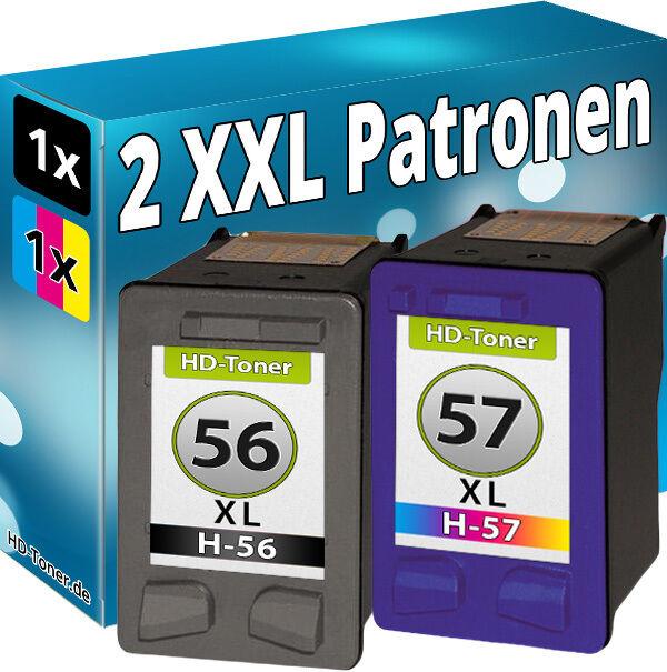 Produktbild Druckfuxx TINTE PATRONEN für HP 56 + 57 XL PSC 1315 1317 1350 2100 2105 2110 211