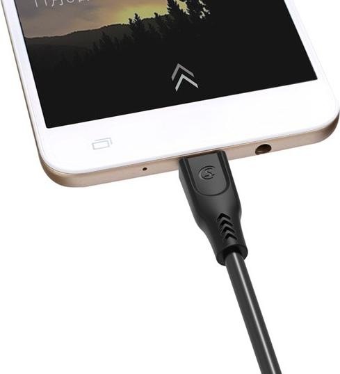 Produktbild Somostel SMS-BT01 USB Kabel 1 2 m USB C Micro-USB A Schwarz (2 m)