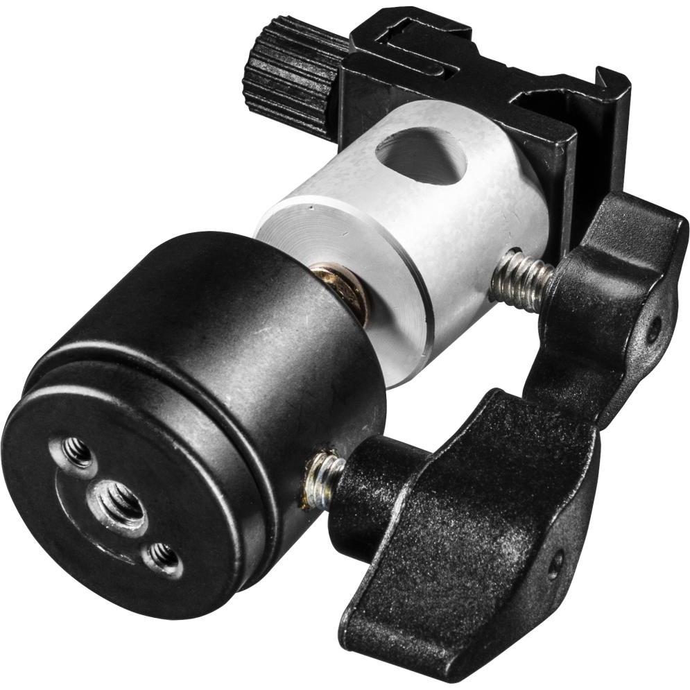 Thumbnail - Walimex Schirm- und Blitzhalter mit Kugelkopf (Blitzgerät Adapter), Blitzgerät Zubehör, Schwarz