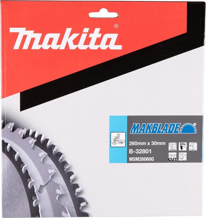 Immagine prodotto Makita Lama per sega circolare MAKBLADE Ø 260x30x60Z