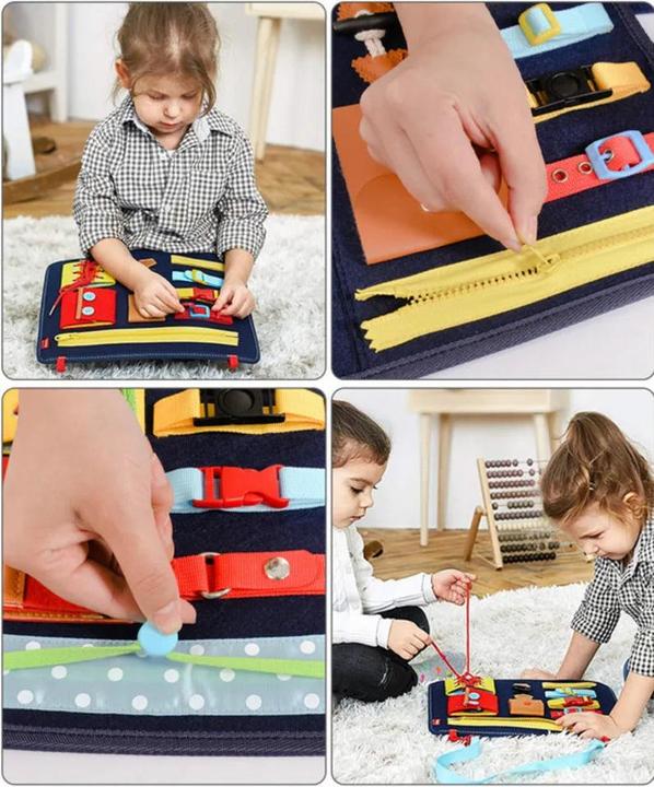 Actual product image Activity Board Busy Board Buckle Training
