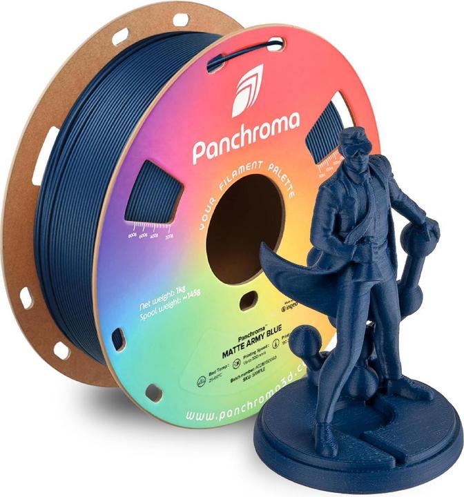 Actual product image Polymaker Panchroma™ PLA Matte Army (PLA, 1.75 mm, 1000 g)