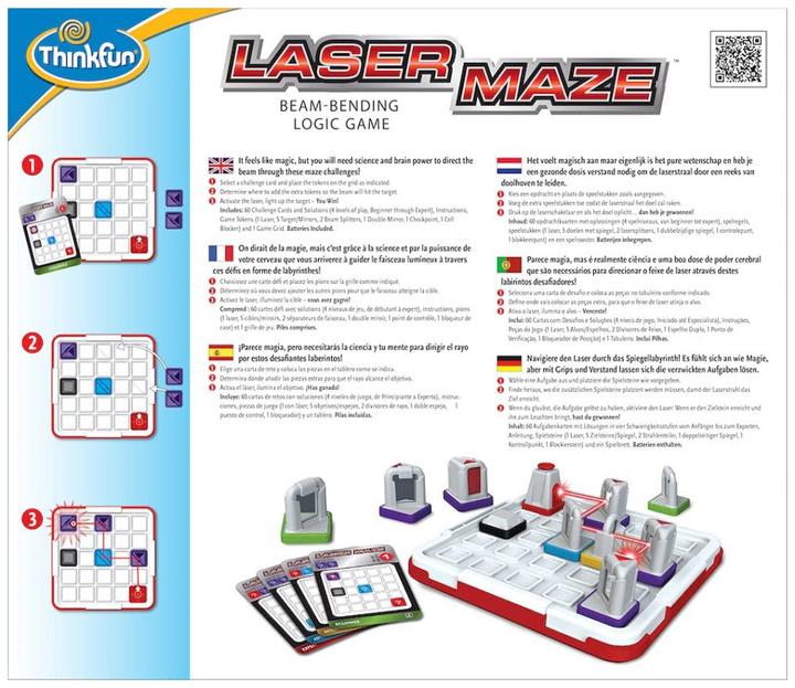 Actual product image Thinkfun Laser Maze (English, French, German, Italian, 1 Players)