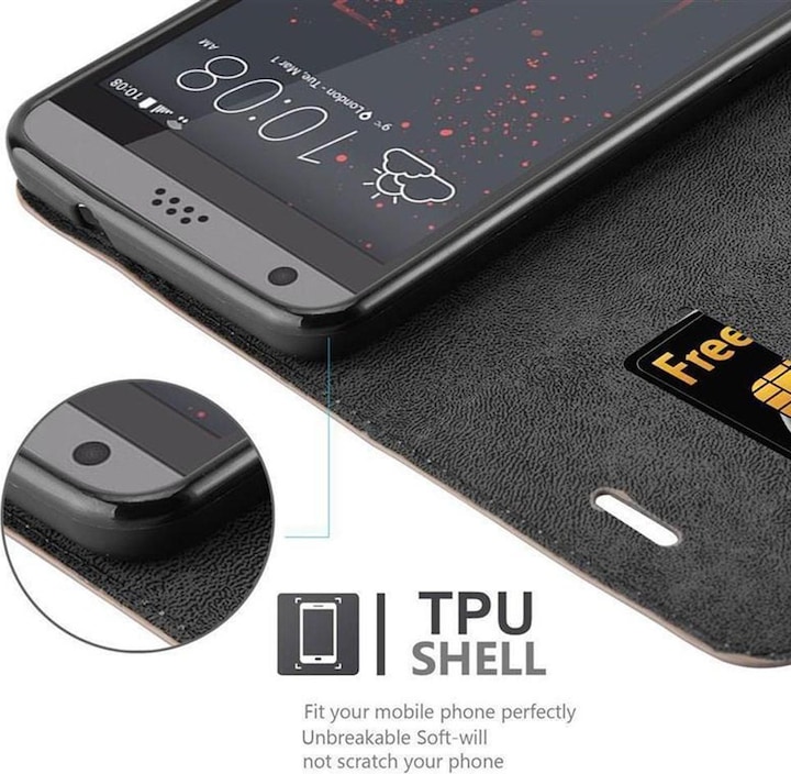 Actual product image Cadorabo Book Invisible Magnet Cover (HTC Desire 530, HTC Desire 630)