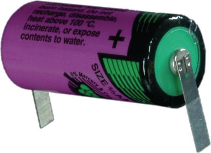 Tadiran Primary battery, 3.6V, 2/3AA, lithium (2/3 AA, 1600 mAh)