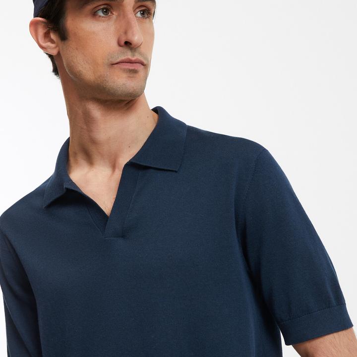 Produktbild La Redoute Collections Kurzärmeliges Poloshirt mit V-Ausschnitt (S)