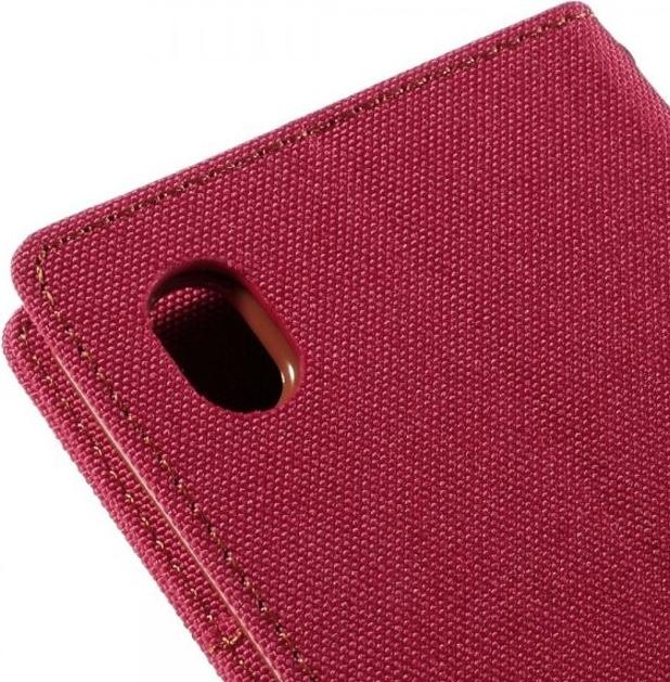 Actual product image Goospery Canvas Diary Series (Sony Xperia M4 Aqua)