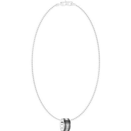 Guess, Halsschmuck, Kette, (Edelstahl, Emaille)