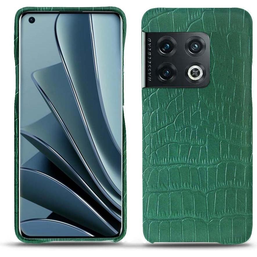 Noreve Lederschutzhülle (OnePlus 10 Pro), Smartphone Hülle, Grün