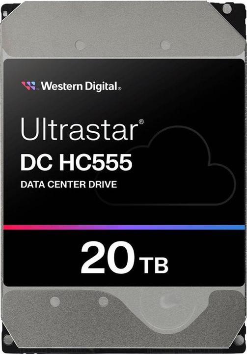 Immagine prodotto WD Ultrastar DC HC555 3,5 pollici 26,1 20TB 512 7200RPM SATA ULTRA 512E SE NP3 DC (20 TB, 3.5", CMR)