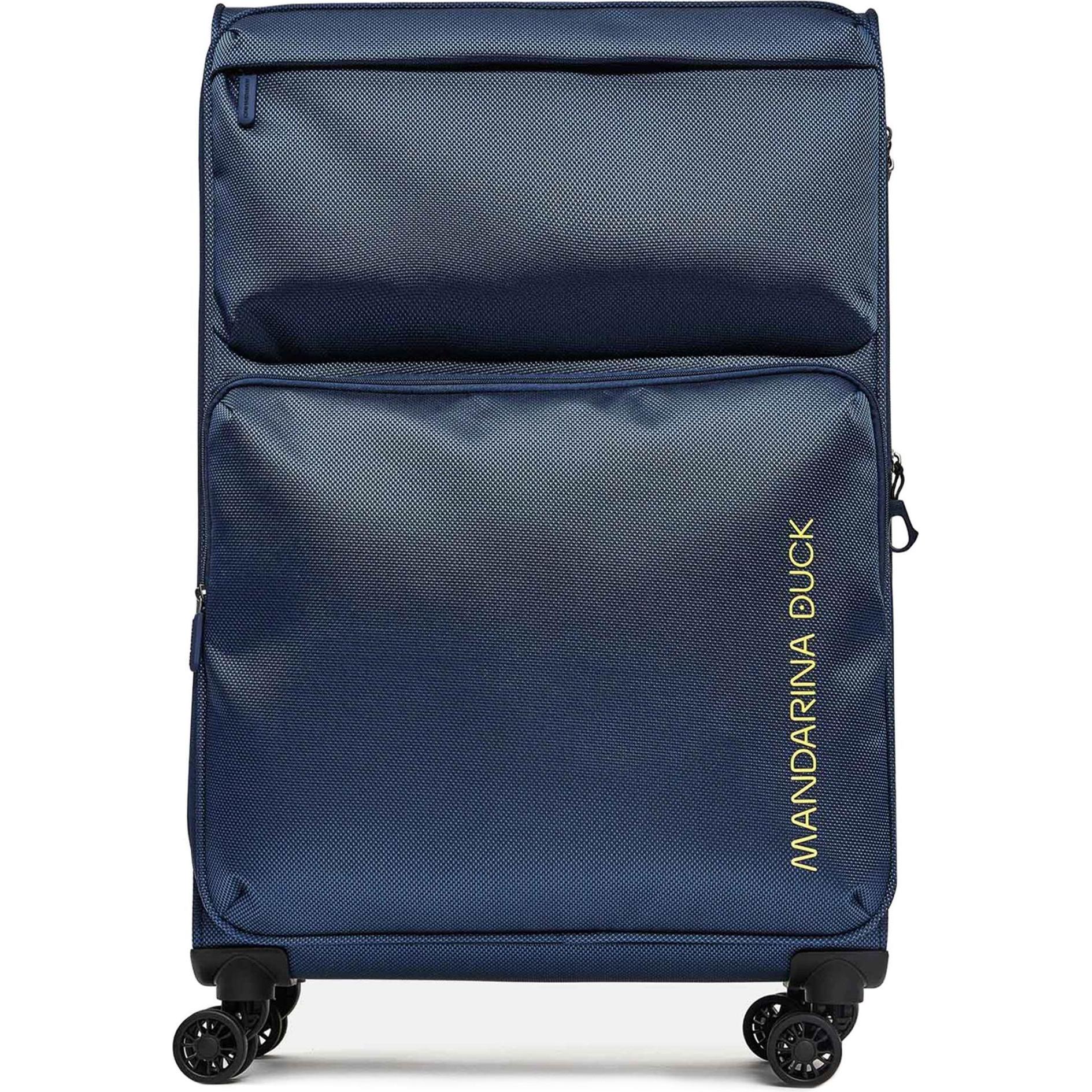 Thumbnail - Mandarina Duck, Koffer, Zephyr 4 Rollen Trolley L 78 cm mit Dehnfalte, Blau, (102 l, XL (ab 115l))