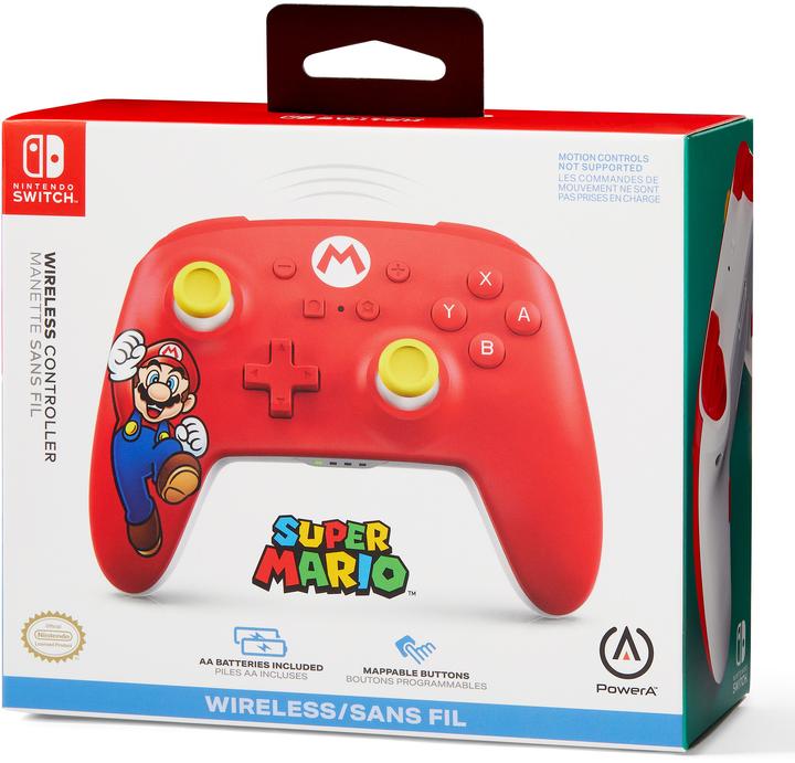 Produktbild PowerA Nintendo Switch Controller - Mario (Switch Lite, Switch OLED, Switch)