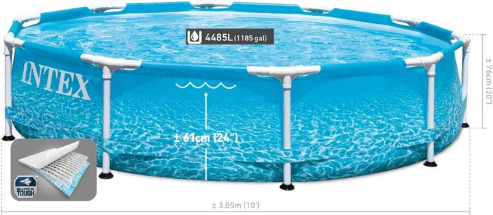 Produktbild Intex Metal Frame Beachsize (305 x 76 cm)