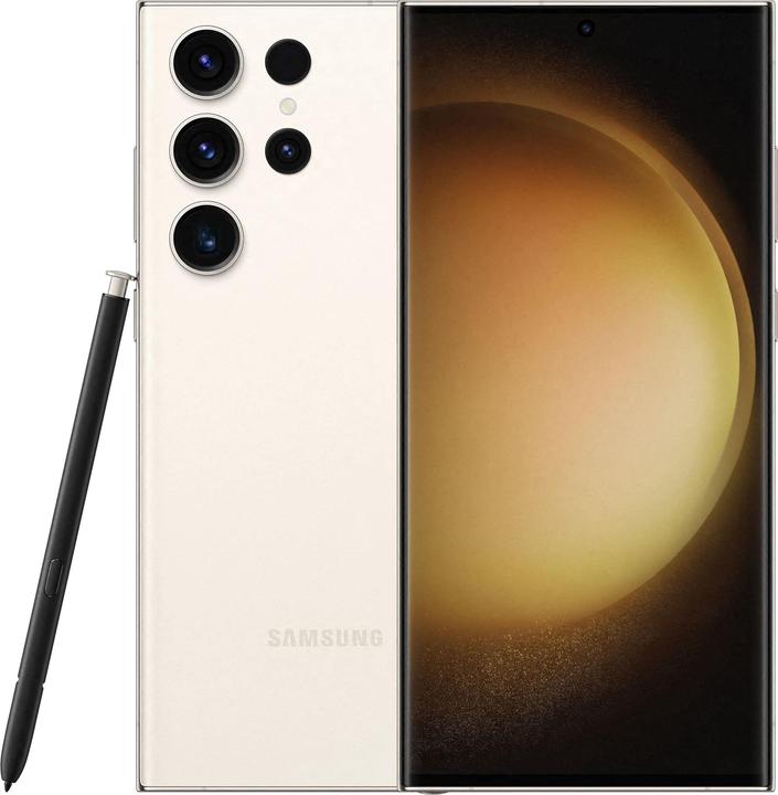 Produktbild Samsung Galaxy S23 Ultra (512 GB, Cream, 6.80", SIM + eSIM, 200 Mpx, 5G)