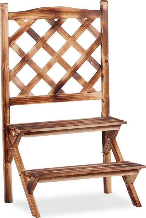 Immagine prodotto Relaxdays Fioriera a scala con spalliera