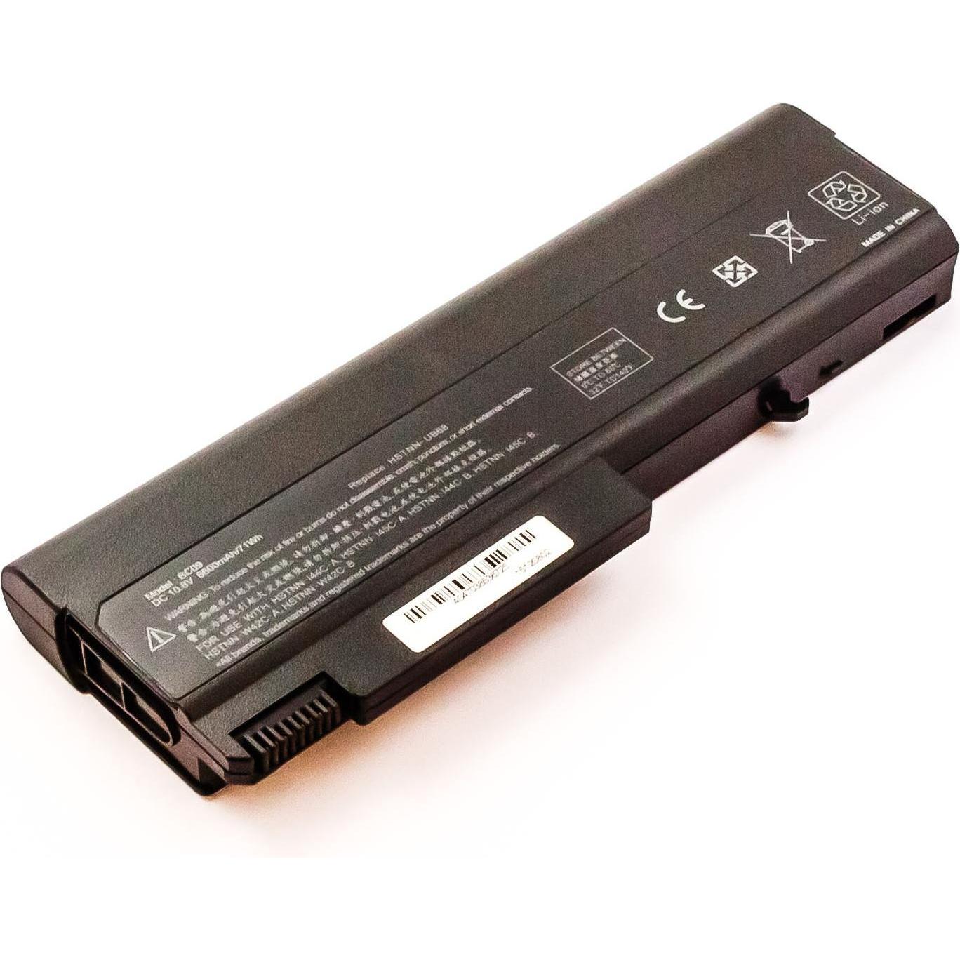 AGI Akku kompatibel mit HP HSTNN-UB1C - Akku - 6.600 mAh (6600 mAh), Notebook Akku, Schwarz