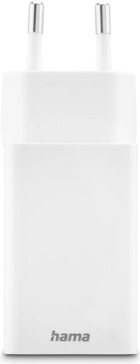 Image du produit Hama Chargeur rapide, 1x USB-C PD, 1x USB-A QC, mini-chargeur, 45 W, blanc (45 W)