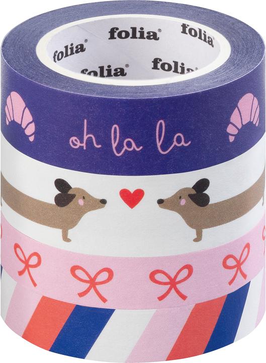 Produktbild Folia Washi-Tape Set Parisienne